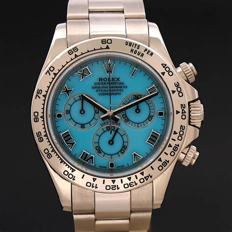 rolex daytona bleue|Rolex daytona tiffany blue.